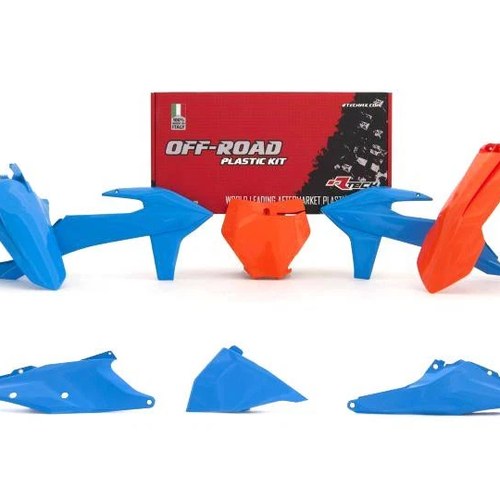 R-TECH ORANGE/BLUE Plastic KIT/6 KTM SX/SX-F/XC/XC-F 2019-2022