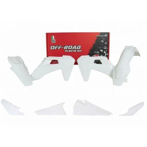R-TECH White Plastic KIT/5 Husqvarna TE125-300, FE250-501 2020-2023