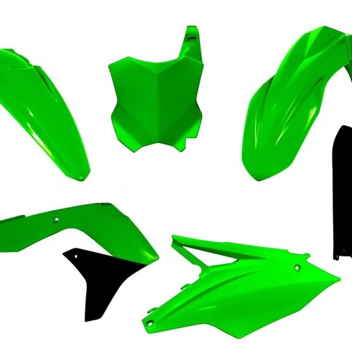 R-TECH Neon Green Plastic KIT/5 Kawasaki KX450F 2016-2018