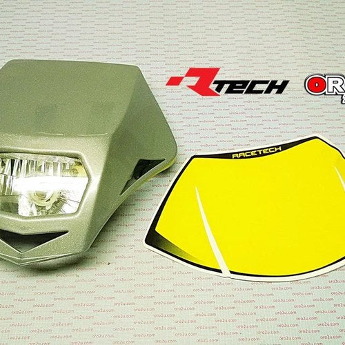 R-TECH Silver Genesis Universal Headlight