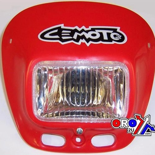 Universal Red Cemoto Trials Head Light