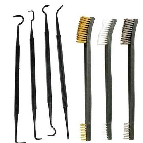 7 Pcs Detailing Cleaning Wire Brush & Nylon Pick Kit
