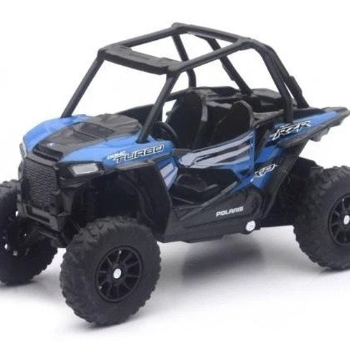 Newray Die Cast Model Polaris Rzr XP1000 EPS, Blue And Black, Scale: 1:30