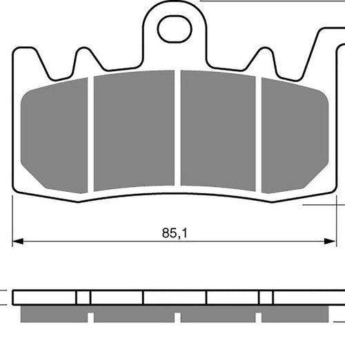 Brake Pads Front & Rear For Kawasaki Z H2 Performance 2021-2023