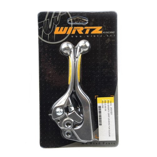 Wirtz Yellow Grip Lever Set Suzuki RM-Z250 2005