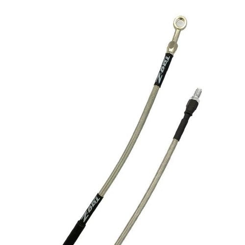 Fir Front Brake Hose SILVER/BLK Yamaha YZ125G With Headlight 1995