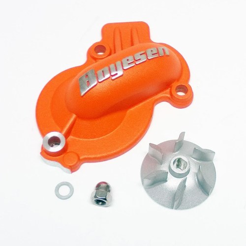 Boyesen Orange Supercooler Water Pump Cover KTM EXC-F500 17-24, XCF-W500 20-21