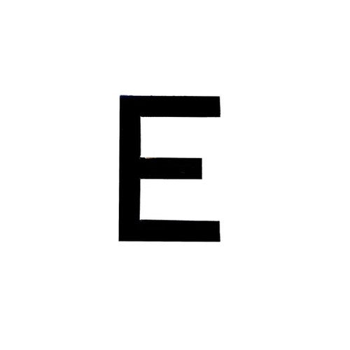 Number Plate Digits E Each
