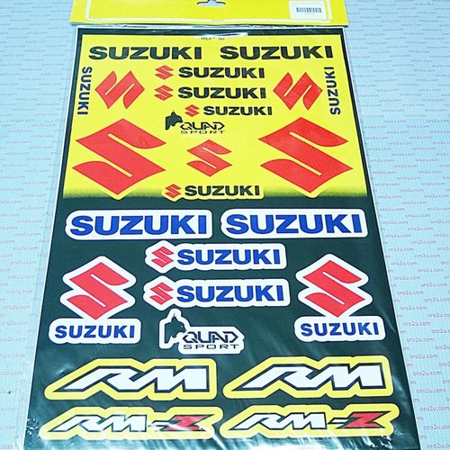 Suzuki Sticker Sheet A3