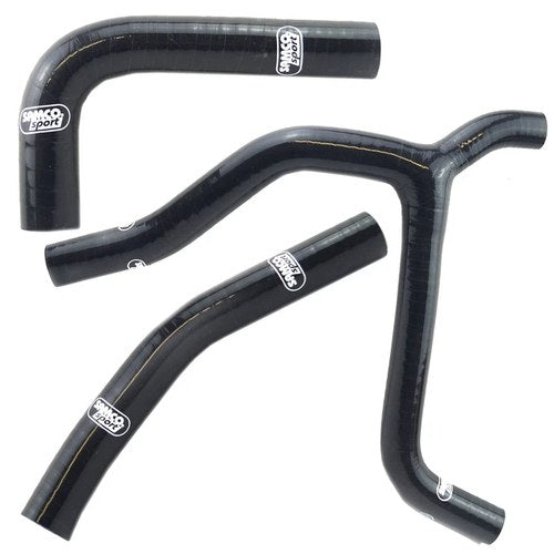 Samco Race Design 3 Piece Black Silicone Hose Kit Kawasaki KX250 (4T) 2021-2024