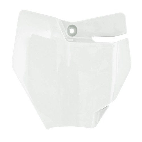 R-TECH White Front Plate Gas MC50 2021-2023, MC-E 3/5 2023-2024