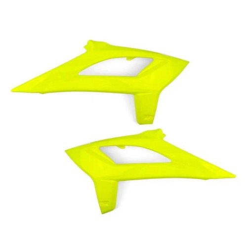 R-TECH Neon Yellow Radiator Scoops Beta 2T RR125-300 2020-2022