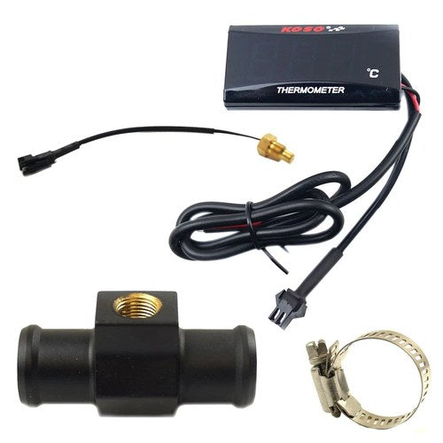 Universal LED Water Temperature Gauge for 18mm Hose