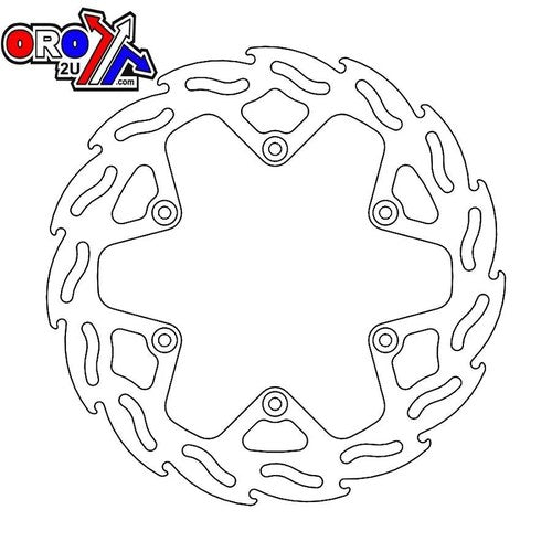 Disc Brake Rear Yamaha YZ250F 21-24, YZ450F 20-24, Flame Disc MOTO-MASTER