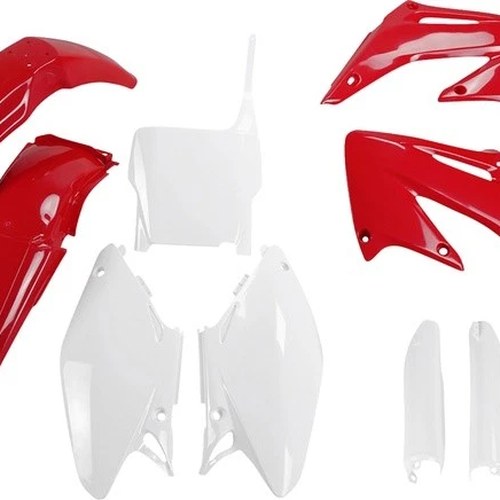 UFO Complete Plastics Kit 04 Original for Honda CR125R/CR250R 2-Stroke 2004