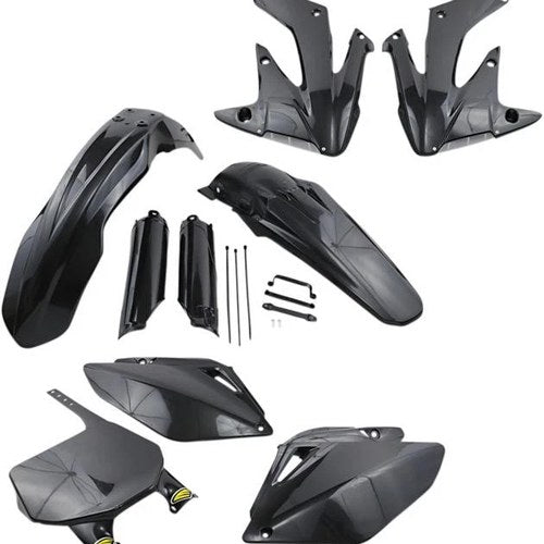 Cycra Powerflow Plastics Kit Black Fits Honda CRF250R 2006-2007 #1CYC-9300-12
