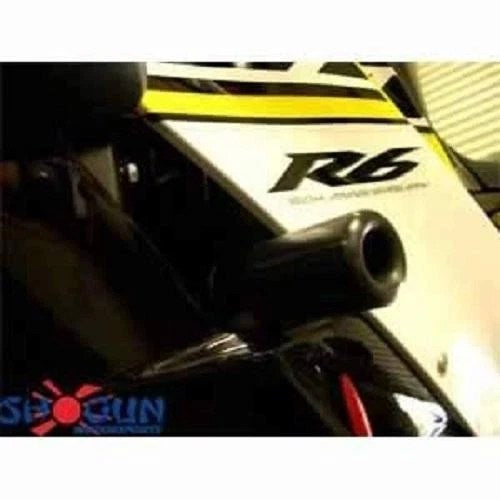 Shogun No-Cut Frame Sliders Black Yamaha YZF-R6 2006-2007