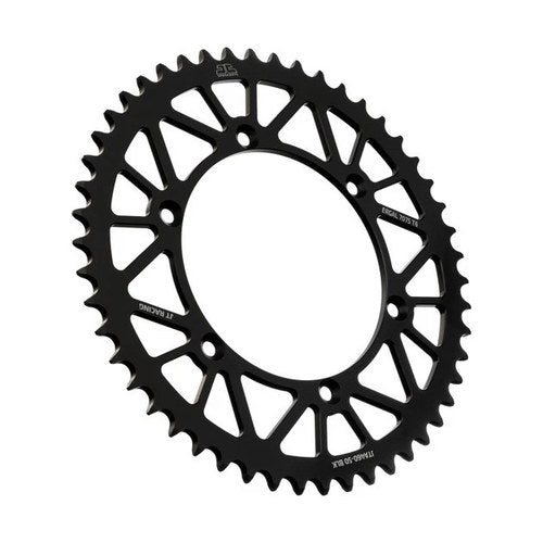JT Racelite Aluminum Rear Sprocket 50T Black fits Kawasaki KX100/KX80/KX85