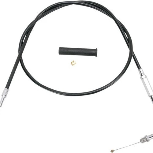 Drag Specialties Black Vinyl Throttle Cable 48" Black #211720 Harley Davidson