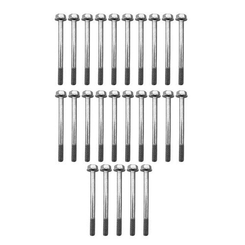 M6 x 70mm Flange Bolt, Pack OF 25, 10mm Hex