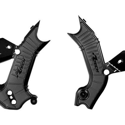 R-TECH Black Grippy Frame Guard Kawasaki KX250/X 2025, KX450/X 2024-2025