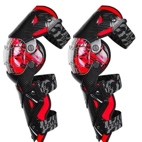 Knee Protection Safety Guard Pads, Hinged � Red