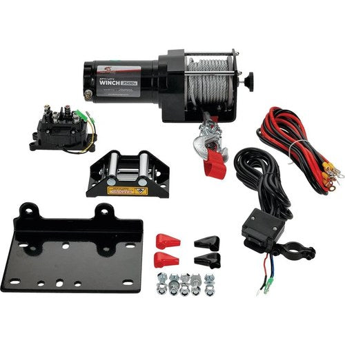 Arrowhead 12V Winch 3500LB/1550KG, ATV/UTV, Steel Cable, 2 Bolt