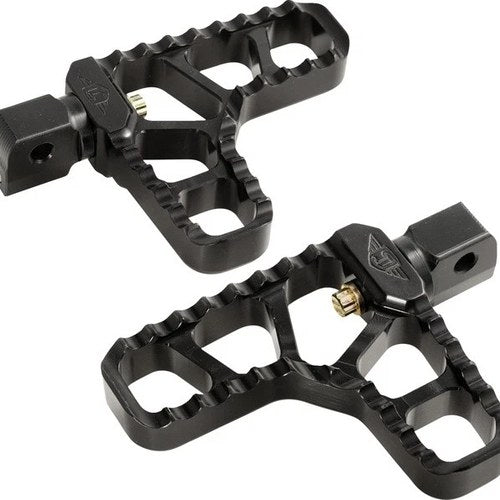 Joker Machine Serrated Passenger Heel Pegs Black #08-62-8B Indian Scout