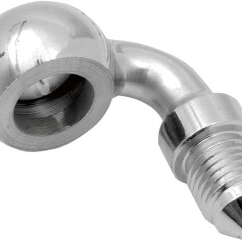 DS 3/8" 10mm x AN-3 Male Banjo 90 Degree Chrome