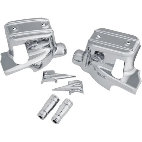 Kuryakyn Handlebar Control Dress-Up Kit Chrome #1739 Harley Davidson
