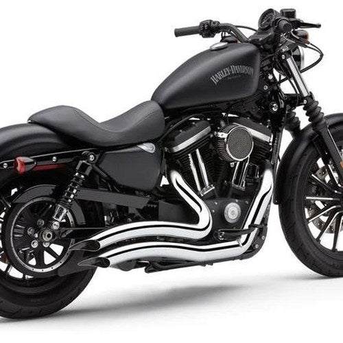 Cobra Speedster Short Swept Full Exhaust Chrome Harley Sportster 2014-2022