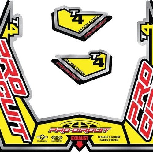 Pro Circuit Replacement Sticker for Pro Circuit 2009-2010 T-4 Muffler