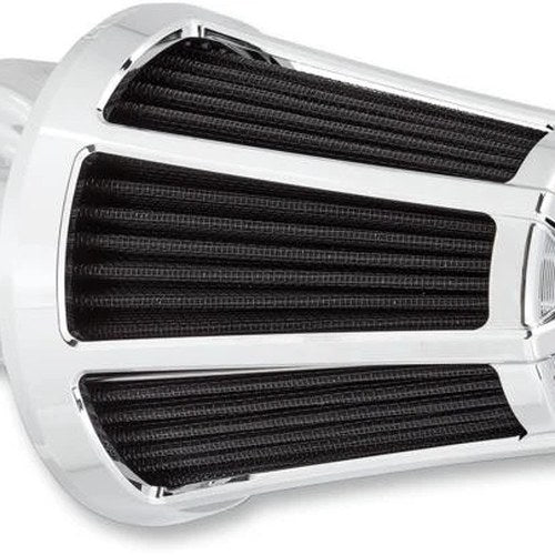 Arlen Ness Monster Sucker 90-Degree Air Cleaner Kit Beveled Chrome #81-023