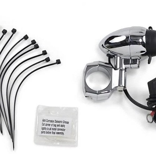 Kuryakyn Handlebar Electrical Power Point 1.25" Chrome