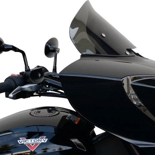 Wind Vest Windscreen 10" Dark Smoke #64-1040 Victory Cross Country/Magnum