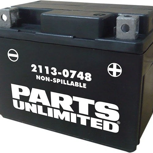 Parts Unlimited Agm Maintenance Free Battery 12V YTX4L #266539 for Honda/Yamaha