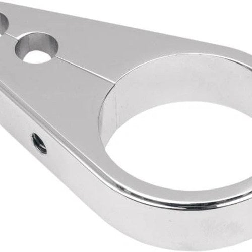DS Die-Cast Throttle and Idle Cable Clamp Chrome 1.25"