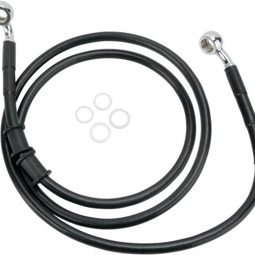 DS Vinyl Brake Line Kit Non-ABS Front Harley Fxdl Dyna Low Rider 08-09