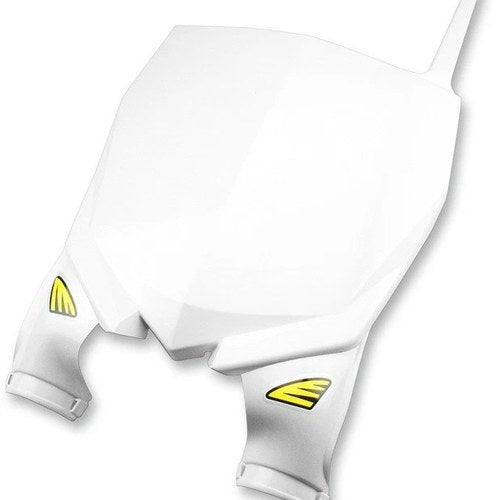 Cycra Stadium Number Plate Front White #1CYC-0990-42 fits Yamaha
