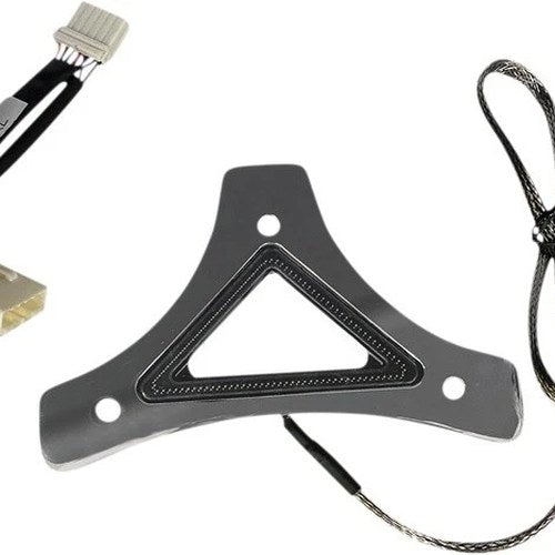 Custom Dynamics Run/Brake LED Backrest Light Chrome #CD-BR-XL-C Harley Davidson