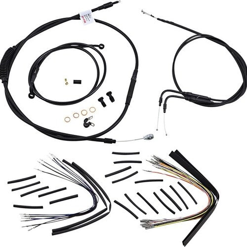 Burly Cable/Brake Line Kit for 16" Gorilla Bars B30-1015 Harley Davidson Softail