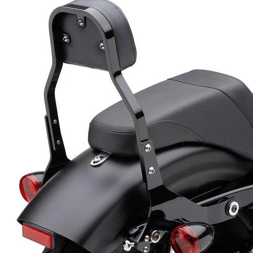 Cobra Detachable Mini Passenger Backrest Black #602-2022B Harley FatBoy/Softail