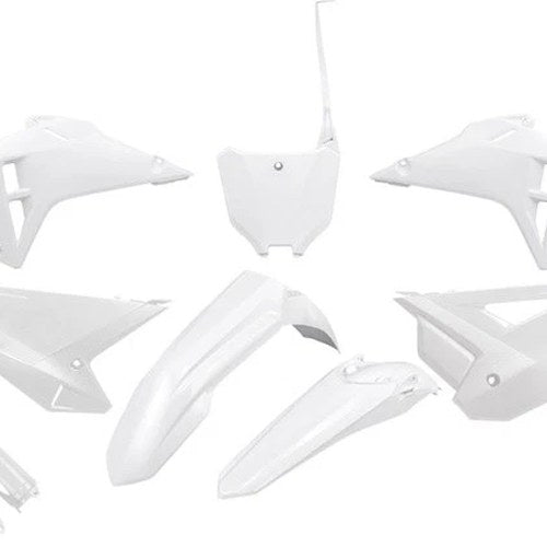 UFO Restyled Complete Plastics Kit White HOKIT128F-041 for Honda Crf 450/CRF 250