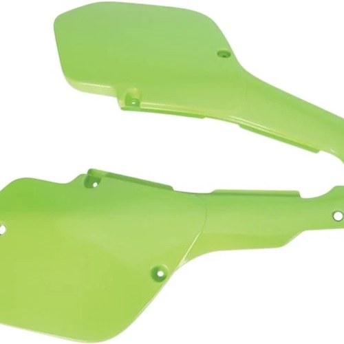 UFO Side Panels KX Green KA02704026 for Kawasaki KX500/KX250 2-Stroke/KX125 1987