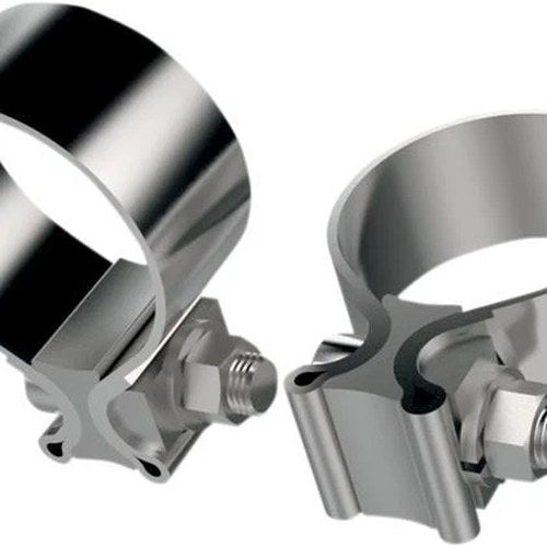 Khrome Werks Stainless Steel Exhaust Clamps 1.25" Wide