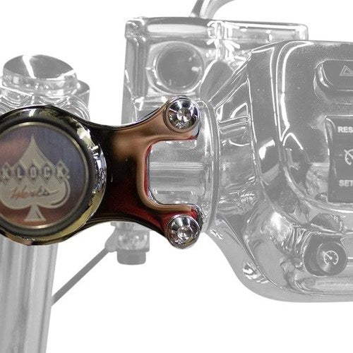 Klock Werks iOMount Handlebar Horizontal Device Mount Chrome #KWD-01-0606-C