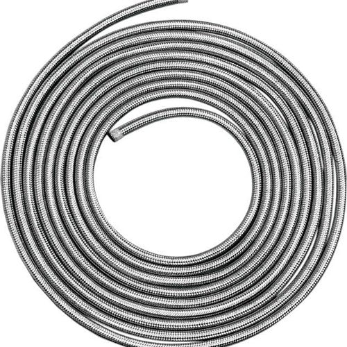 DS Braided Stainless Gas/Oil Hose 3/8" x 25'