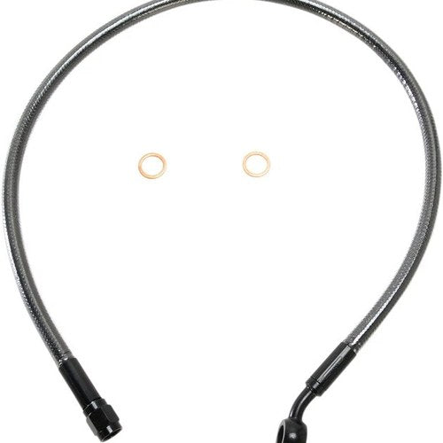 Magnum Black Pearl Designer ABS Upper Brake Line 24" #AS47124 Harley Davidson