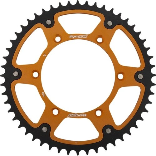 Supersprox Stealth Rear Sprocket 520 52T Gold RST-808-52-GLD for Suzuki/Kawasaki