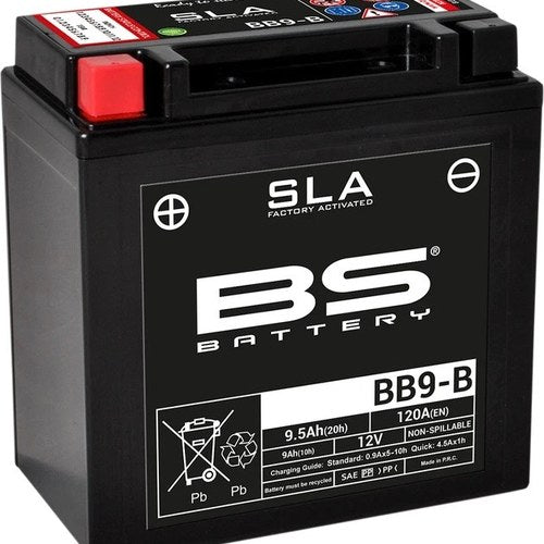 BS Battery Sla Factory Activated Maintenance Free Battery BB9-B #300675